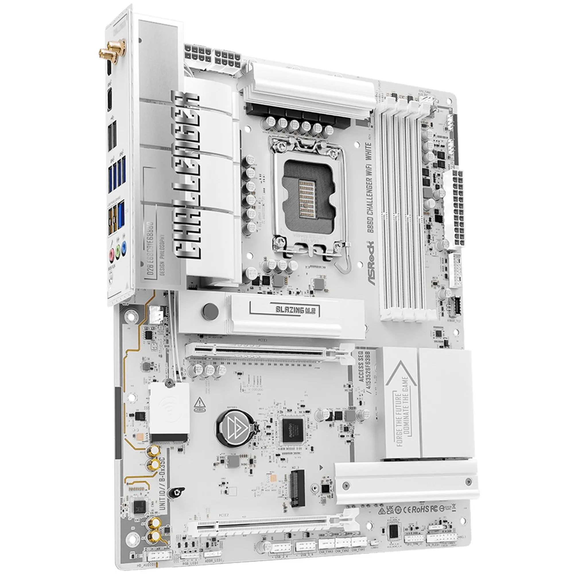 Купити Материнська плата ASRock B860 CHALLENGER WIFI WHITE - фото 4