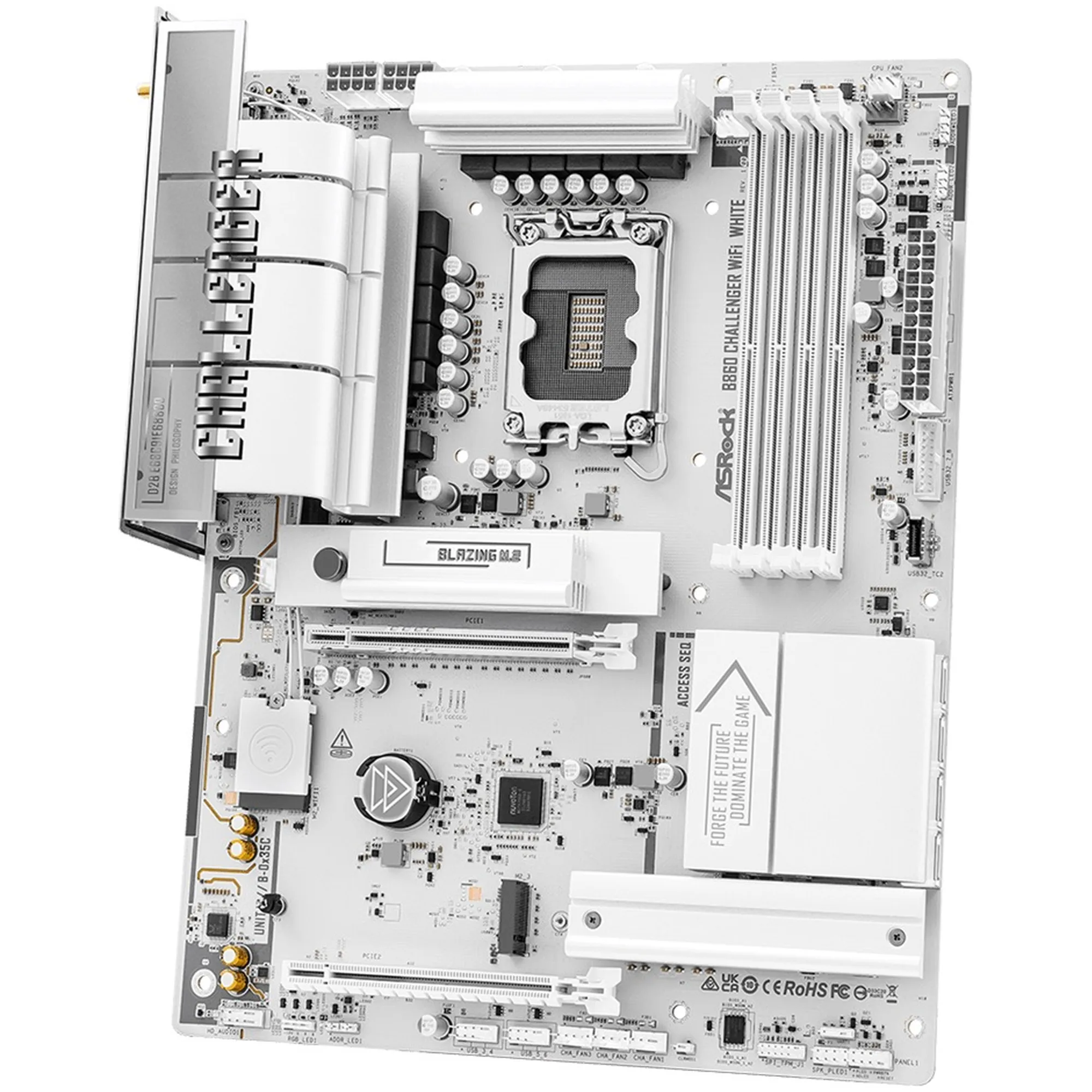 Купити Материнська плата ASRock B860 CHALLENGER WIFI WHITE - фото 5