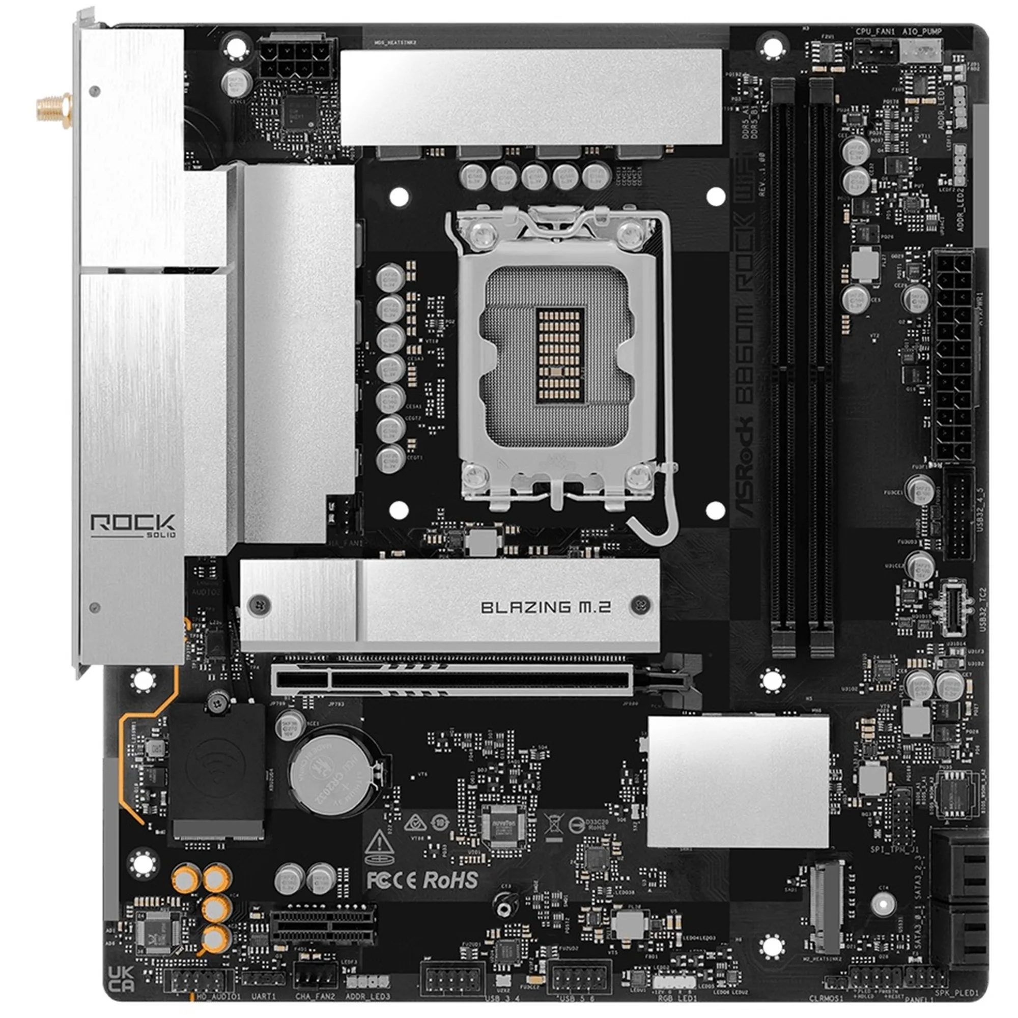 Купити Материнська плата ASRock B860M ROCK WIFI - фото 3