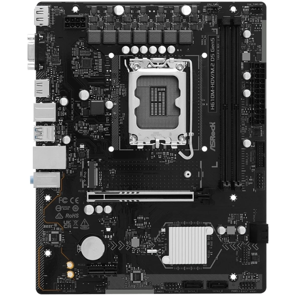 Купить Материнская плата ASRock H610M-HDV/M.2 D5 GEN5 - фото 2