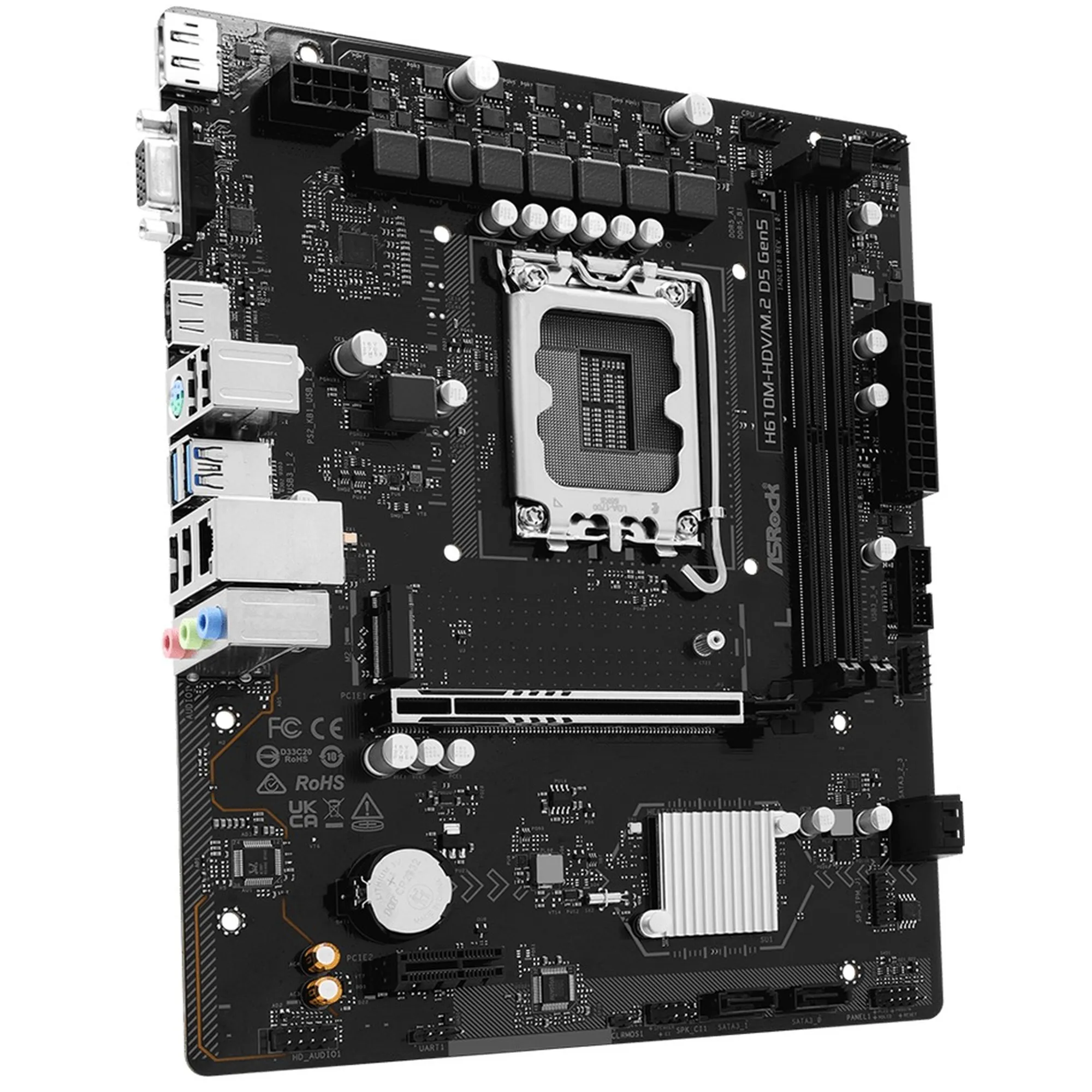 Купить Материнская плата ASRock H610M-HDV/M.2 D5 GEN5 - фото 3
