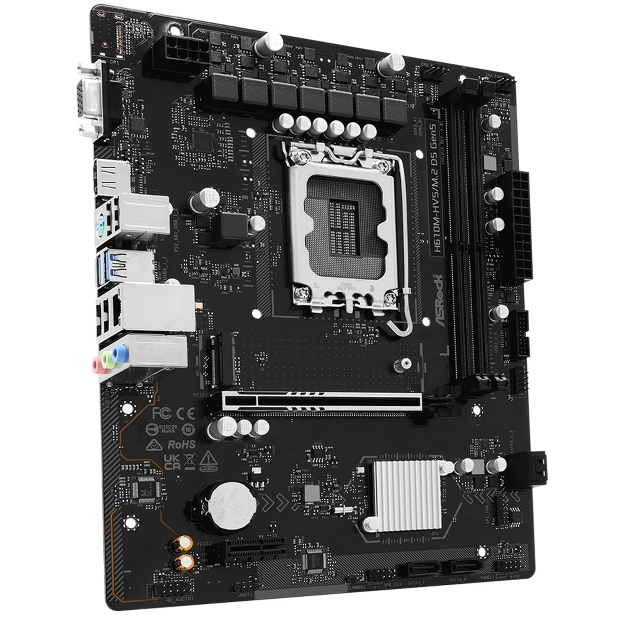 Купить Материнская плата ASRock H610M-HVS/M.2 D5 GEN5 - фото 3