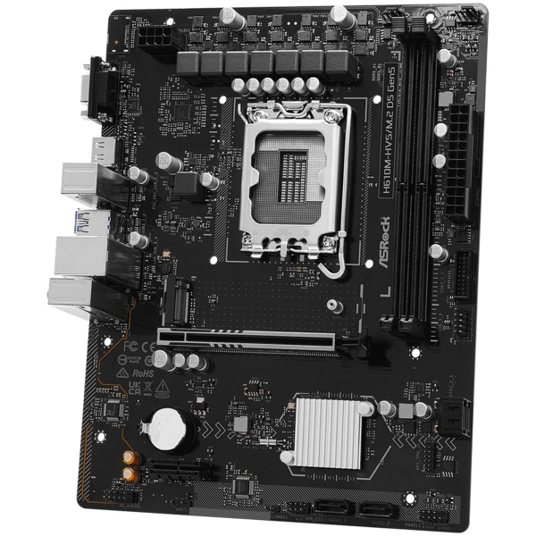 Купить Материнская плата ASRock H610M-HVS/M.2 D5 GEN5 - фото 4