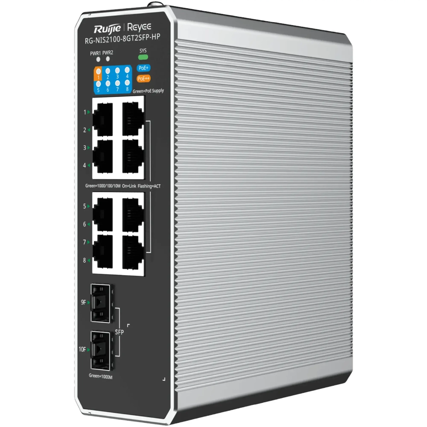 Купить Коммутатор Ruijie Reyee (RG-NIS2100-8GT2SFP-HP) - фото 1