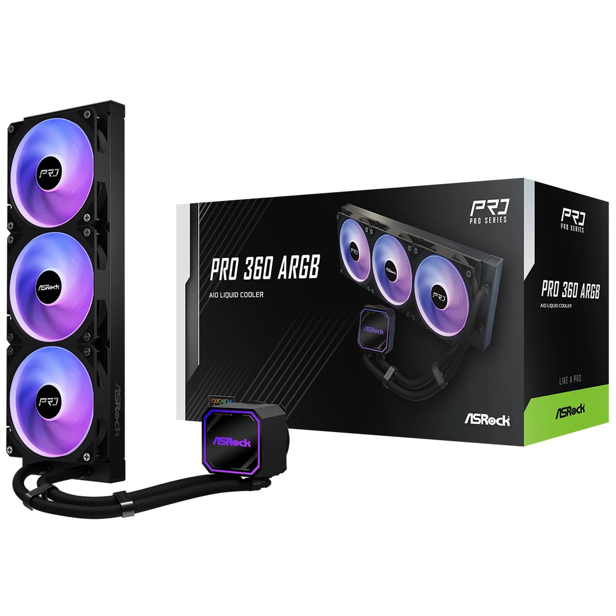 Купить Система водяного охлаждения ASRock PRO 360 ARGB - фото 9