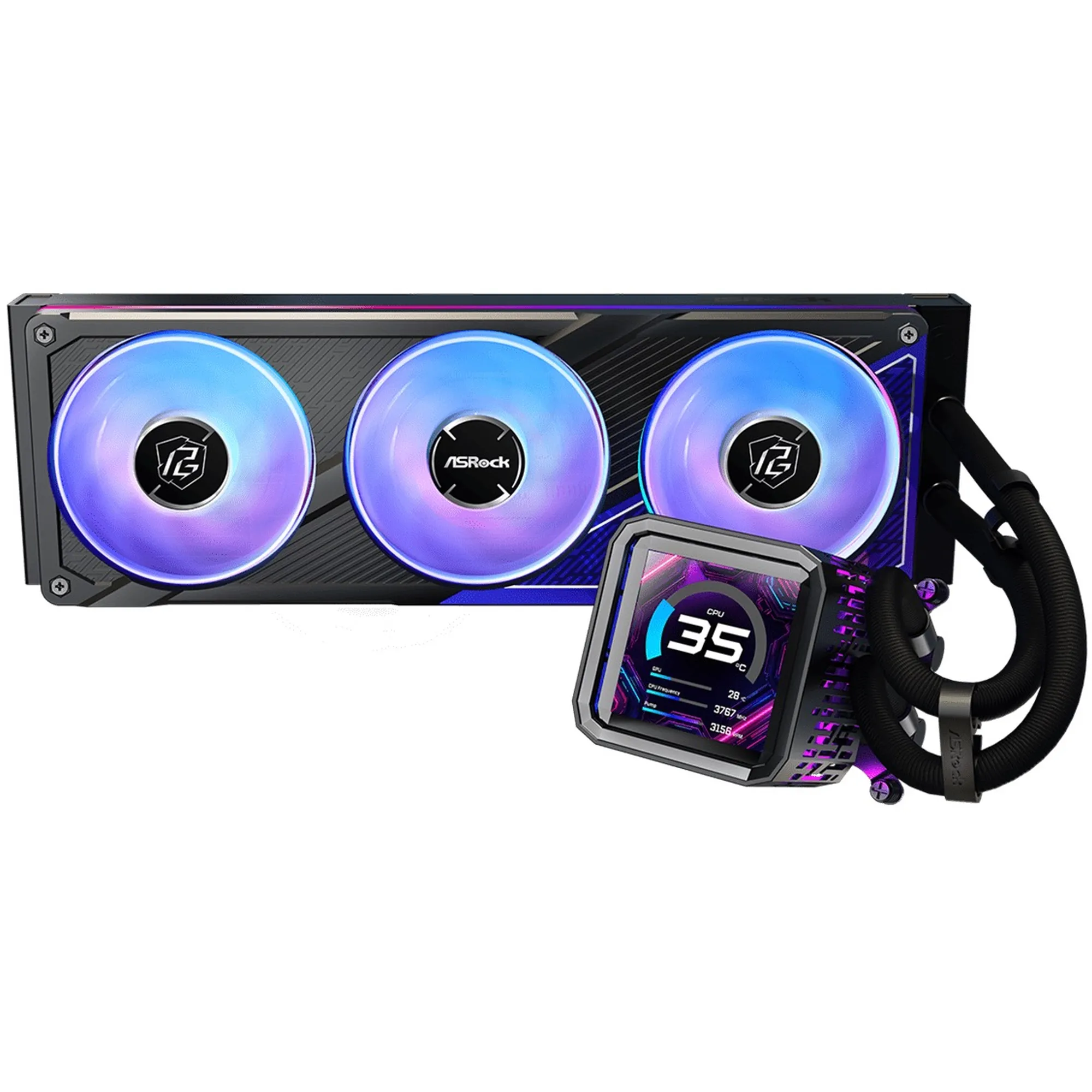 Купить Система водяного охлаждения ASRock PHANTOM GAMING 360 LCD - фото 2