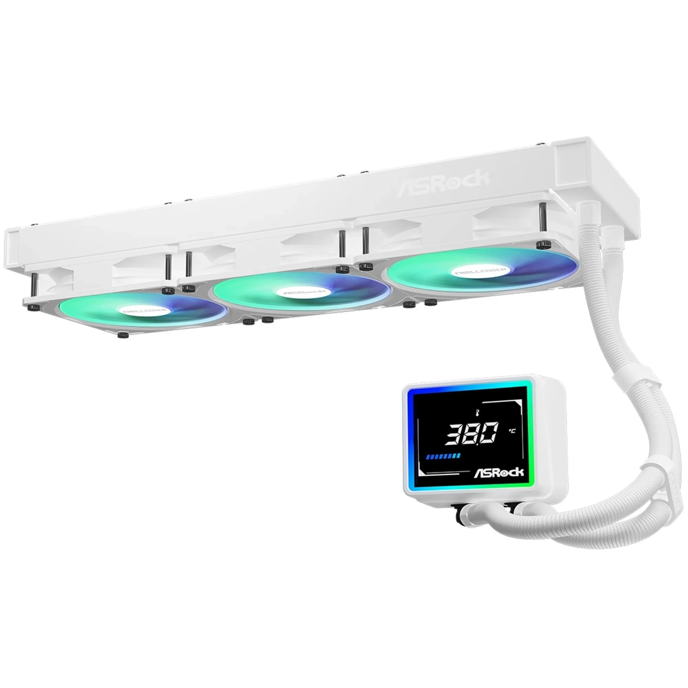 Купить Система водяного охлаждения ASRock CHALLENGER WHITE 360 DIGITAL - фото 3