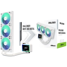 Купить Система водяного охлаждения ASRock CHALLENGER WHITE 360 DIGITAL - фото 11