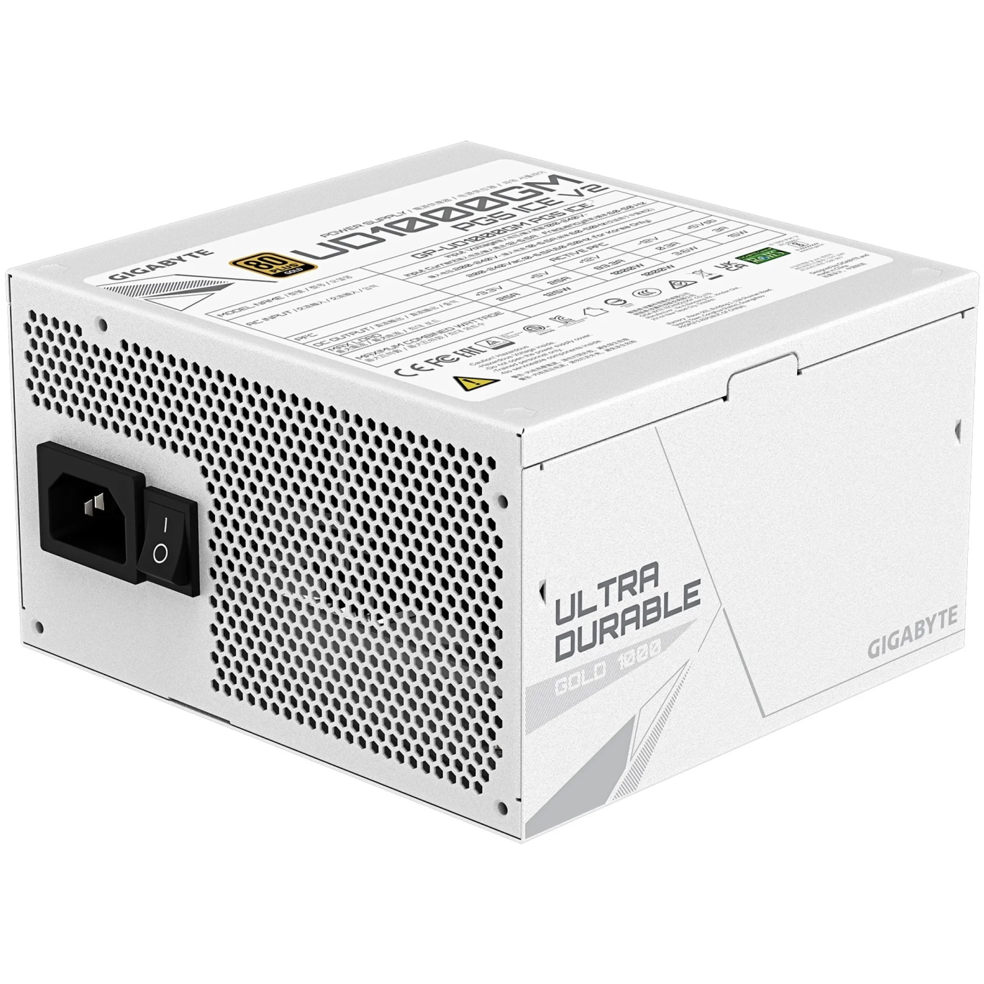 Купити Блок живлення GIGABYTE UD1000GM PG5 ICE 1000W 80+ Gold (GP-UD1000GM PG5 ICE) - фото 4