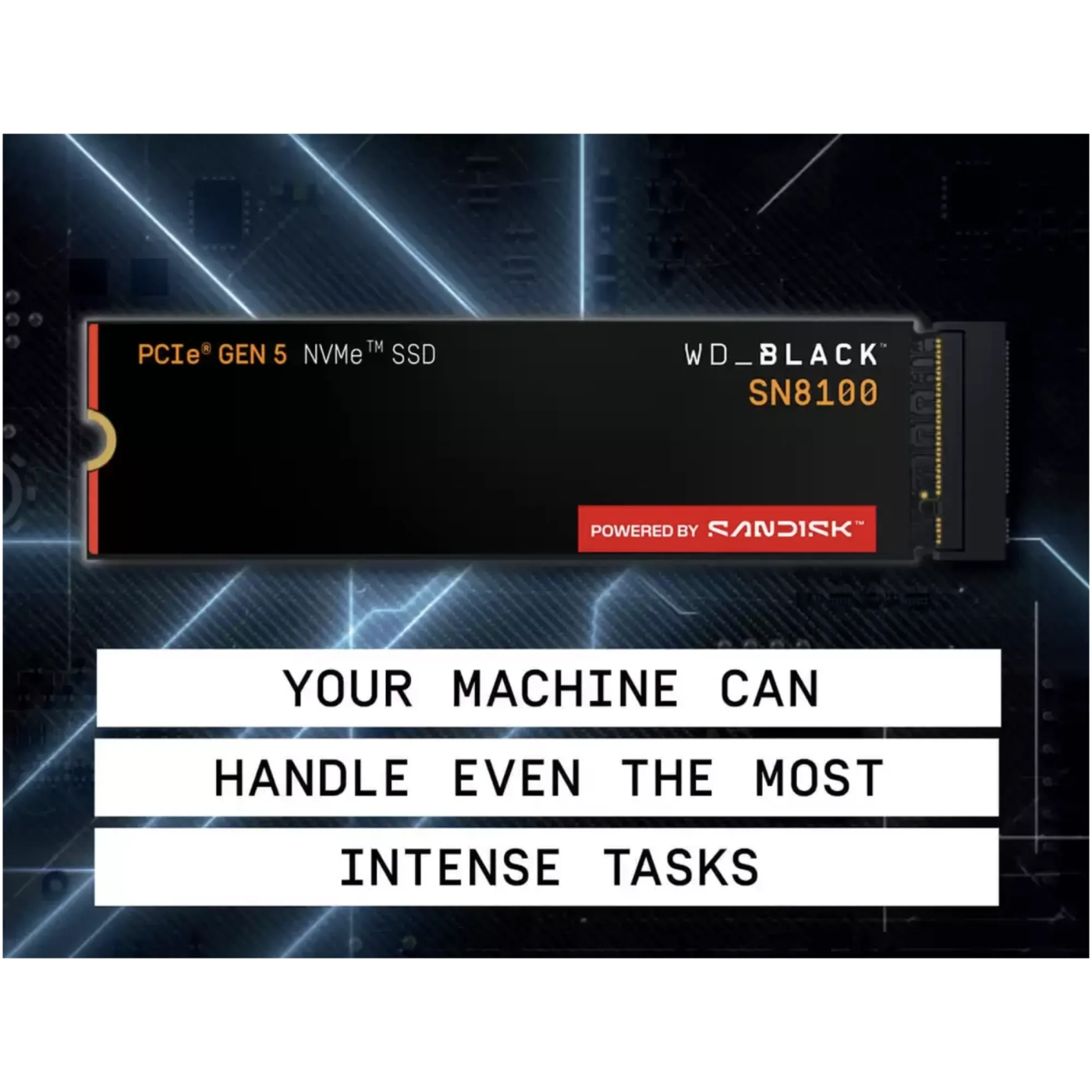 Купить SSD диск SanDisk WD_Black SN8100 2TB M.2 2280 (WDS200T1X0M) - фото 3