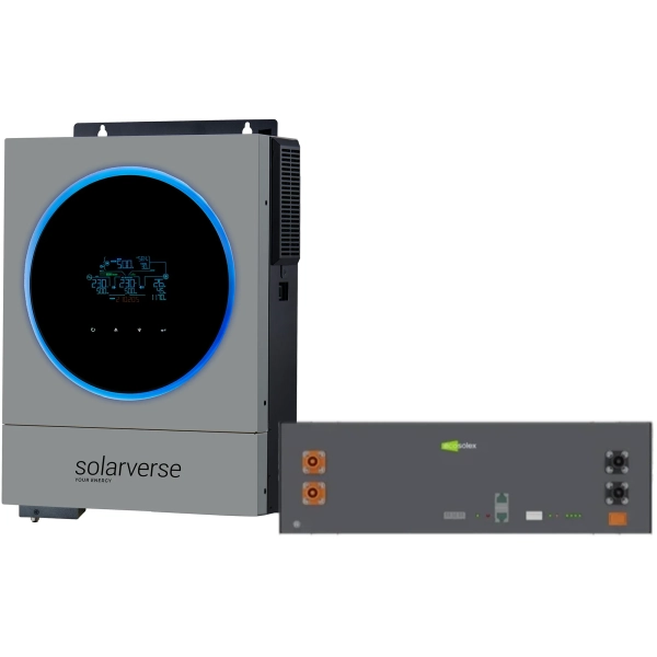 Купить Система хранения энергии Solarverse SV-1SV6K1-LES5.1K1 6kW 5.1kWh 1BAT LiFePO4 ≥6000 циклов (SV-1SV6K1-LES5.1K1) - фото 2