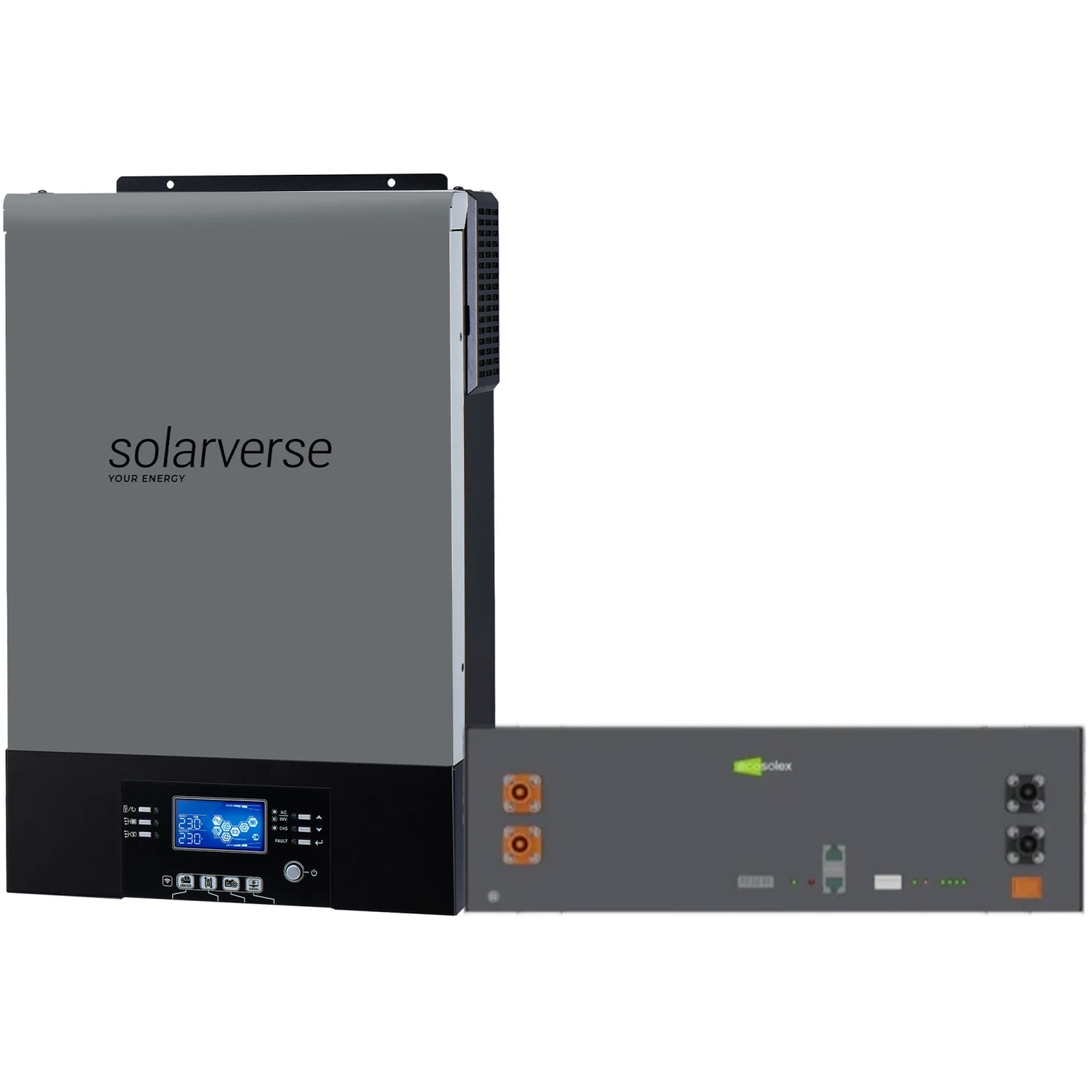 Купить Система хранения энергии Solarverse SV-1SV6K2-LES5.1K1 6kW 5.1kWh 1BAT LiFePO4 ≥6000 циклов (SV-1SV6K2-LES5.1K1) - фото 2