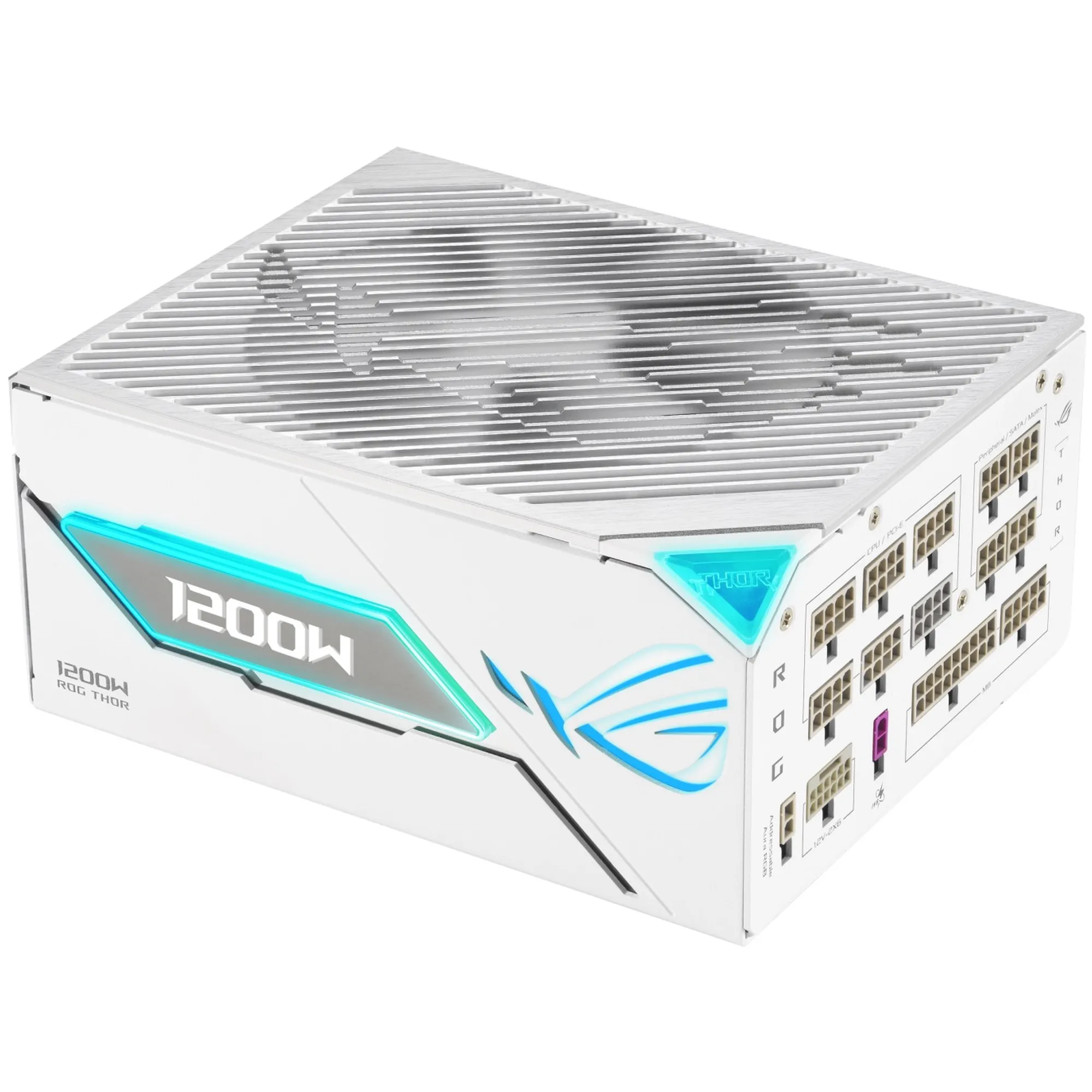 Купить Блок питания Asus ROG Thor 1200W Platinum III White (ROG-THOR-1200P3-WHITE-GAMING) (90YE00V5-B0NA00) - фото 1