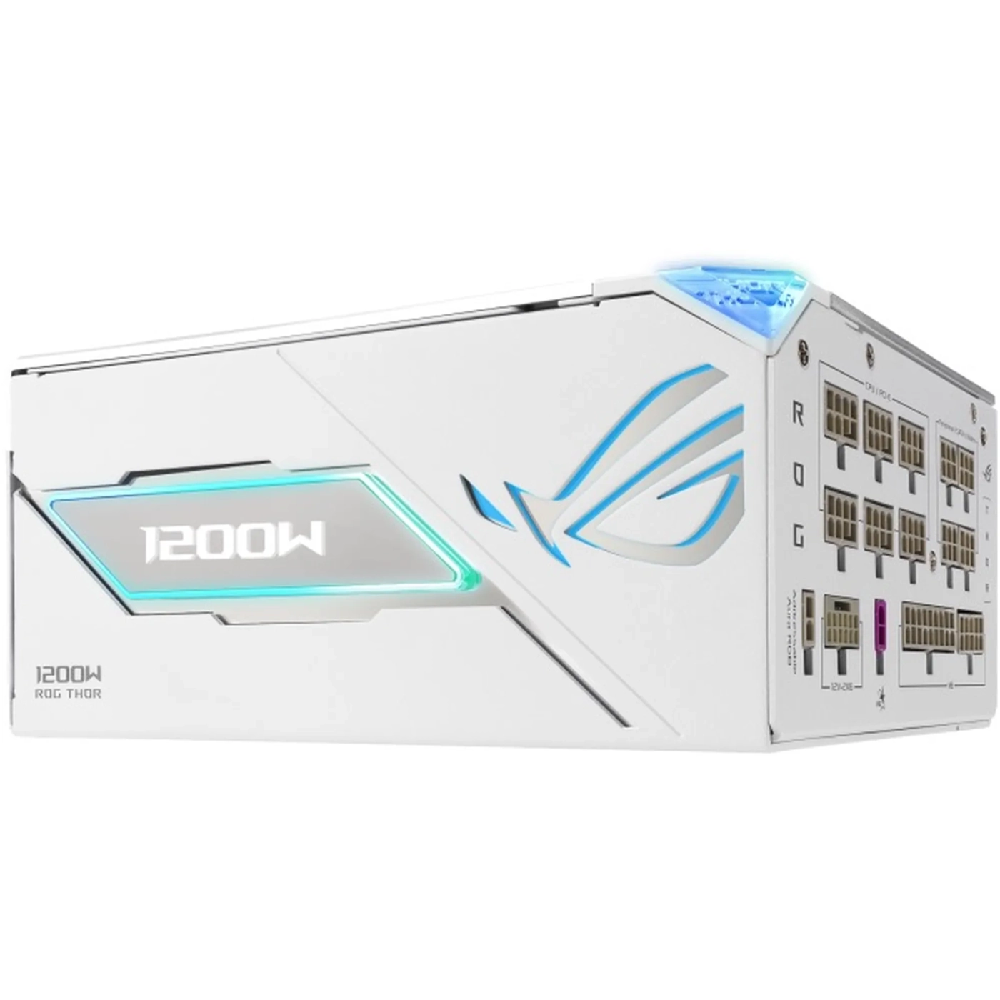 Купить Блок питания Asus ROG Thor 1200W Platinum III White (ROG-THOR-1200P3-WHITE-GAMING) (90YE00V5-B0NA00) - фото 6