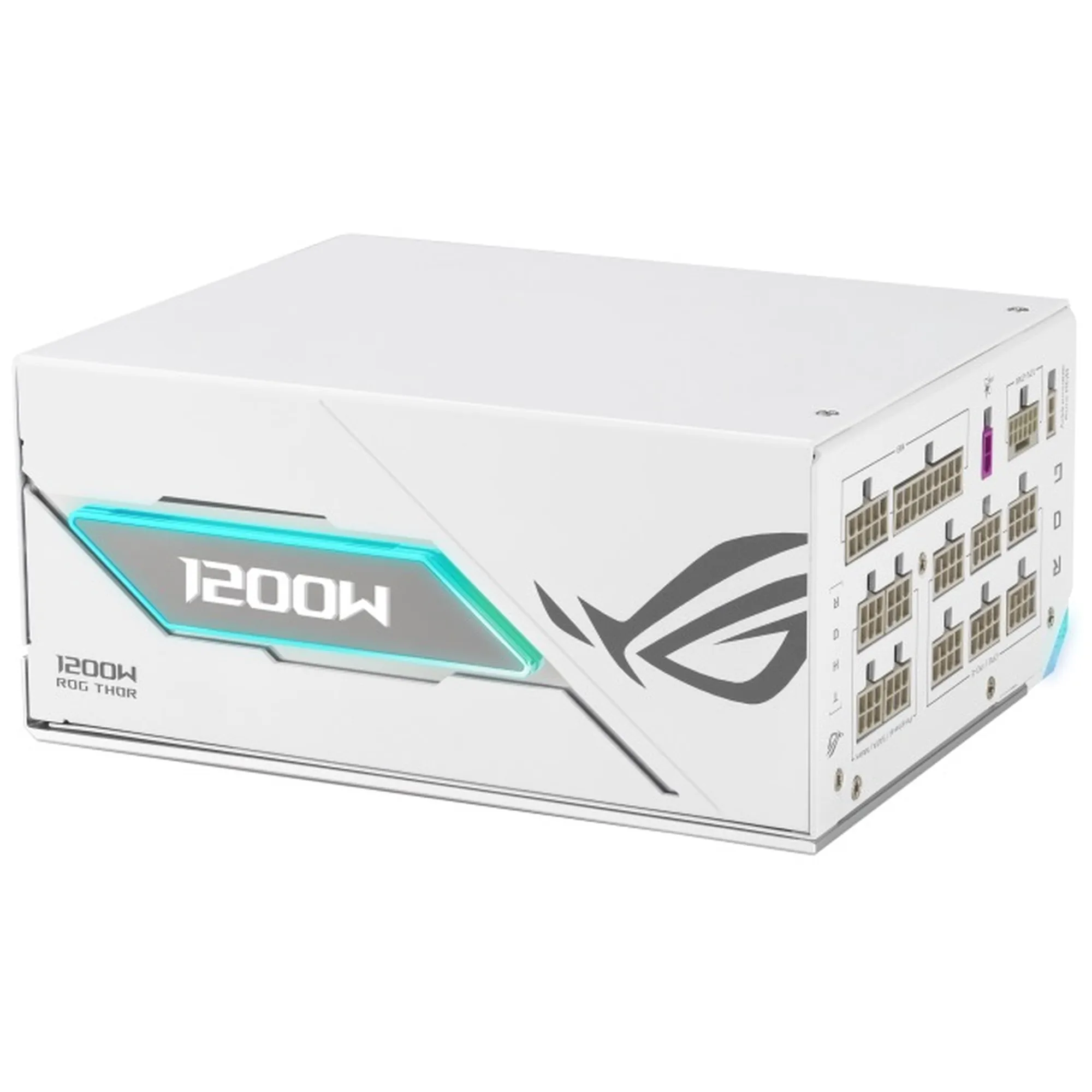 Купить Блок питания Asus ROG Thor 1200W Platinum III White (ROG-THOR-1200P3-WHITE-GAMING) (90YE00V5-B0NA00) - фото 7