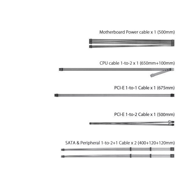 Купить Блок питания ASUS TUF 750W 80+ Bronze (TUF-GAMING-750B-EVO) (90YE00D5-B0NA00) - фото 6