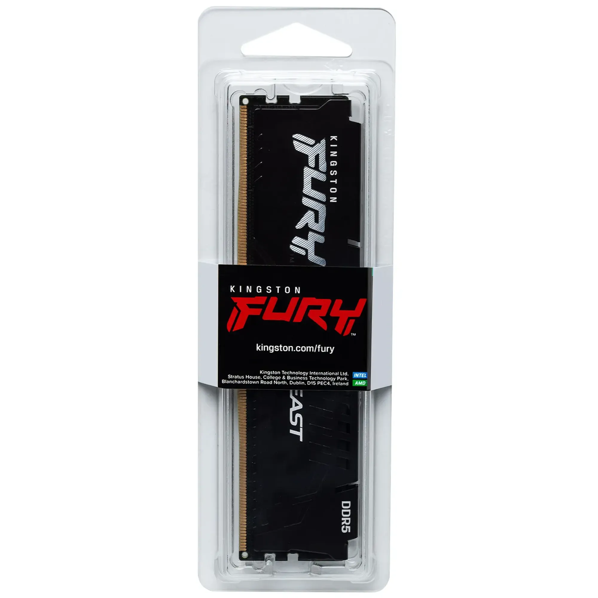 Купить Модуль памяти Kingston FURY Beast Black DDR5-5600 8GB (KF556C36BBE-8) - фото 3