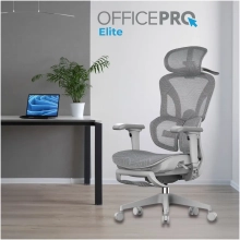 Купить Кресло офисное Officepro Elite Grey (OC950G) - фото 9