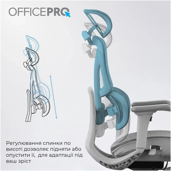 Купить Кресло офисное Officepro Elite Grey (OC950G) - фото 11