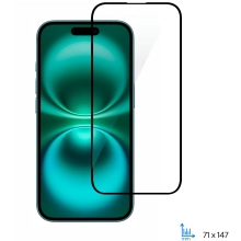 Купити Захисне скло 2E для Apple iPhone 16 (6.1) 2.5D FCFG (1 Pack) Black  (2E-IP-16.-6.1-SMFCFG-BB) - фото 3