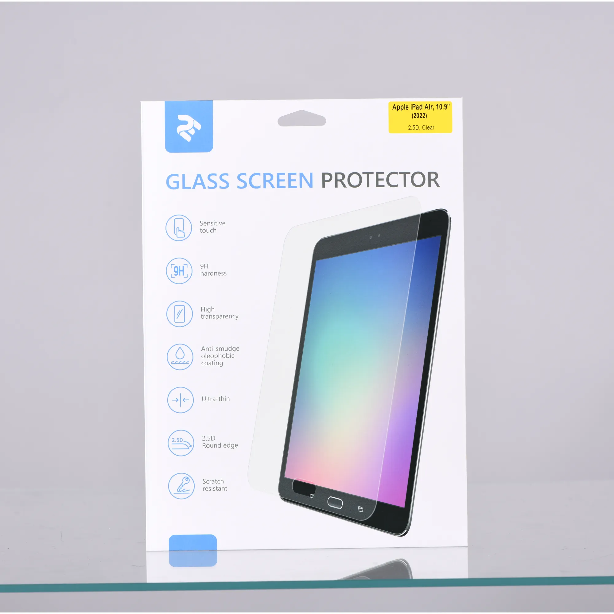 Купить Защитное стекло 2E для iPad Air 10.9" (Gen 5 2022) 2.5D Transparent (2E-IPD-2022A-LT2.5D-CL) - фото 3