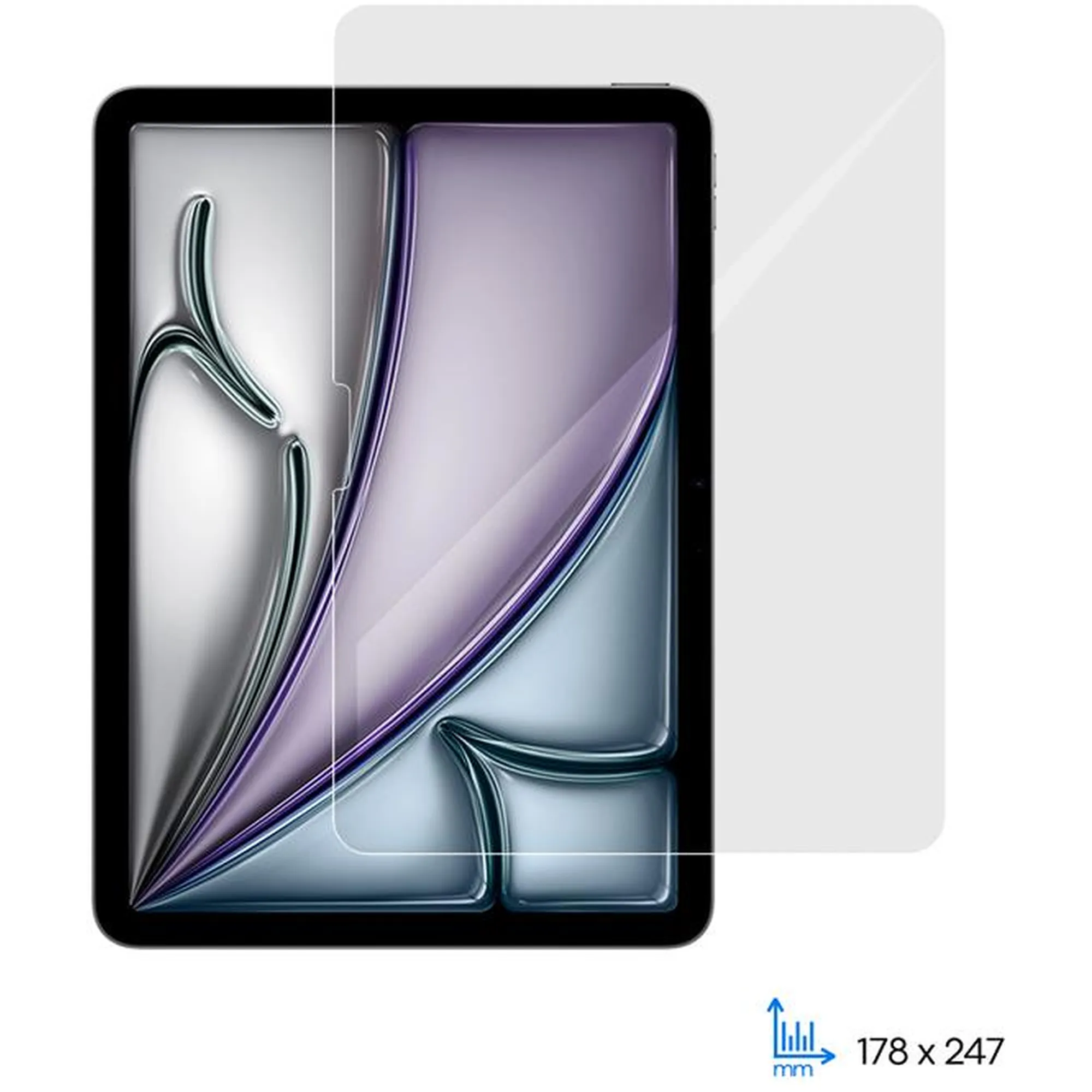 Купить Защитное стекло 2E для iPad Air 11" (2024-2025) 2.5D Transparent (2E-IP-IPD-A11-LT2.5D-CL) - фото 2