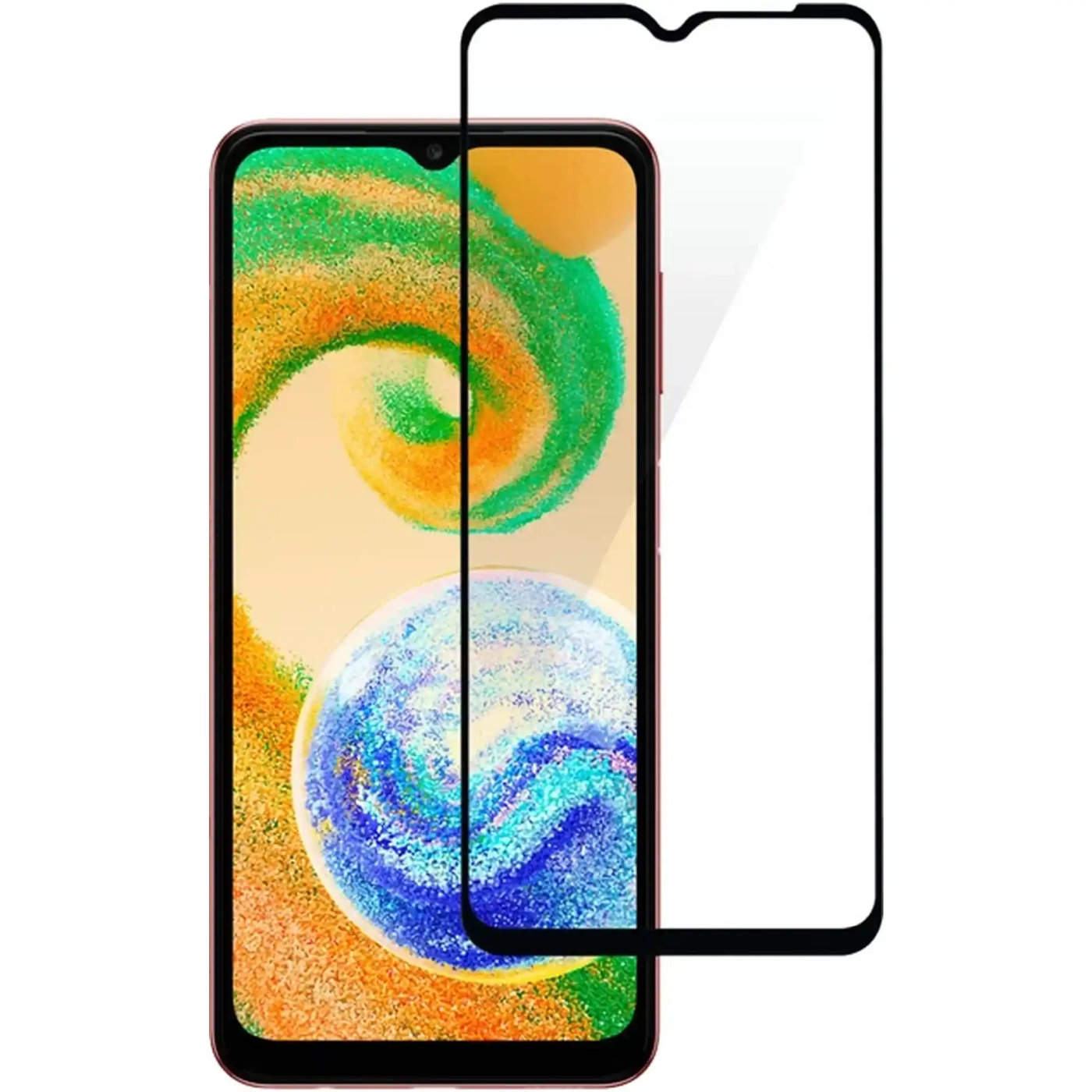 Купить Защитное стекло 2E для Samsung Galaxy A04-A04s 2.5D FCFG (1 Pack) Black (2E-G-A04-A04S-SMFCFG-BB) - фото 1