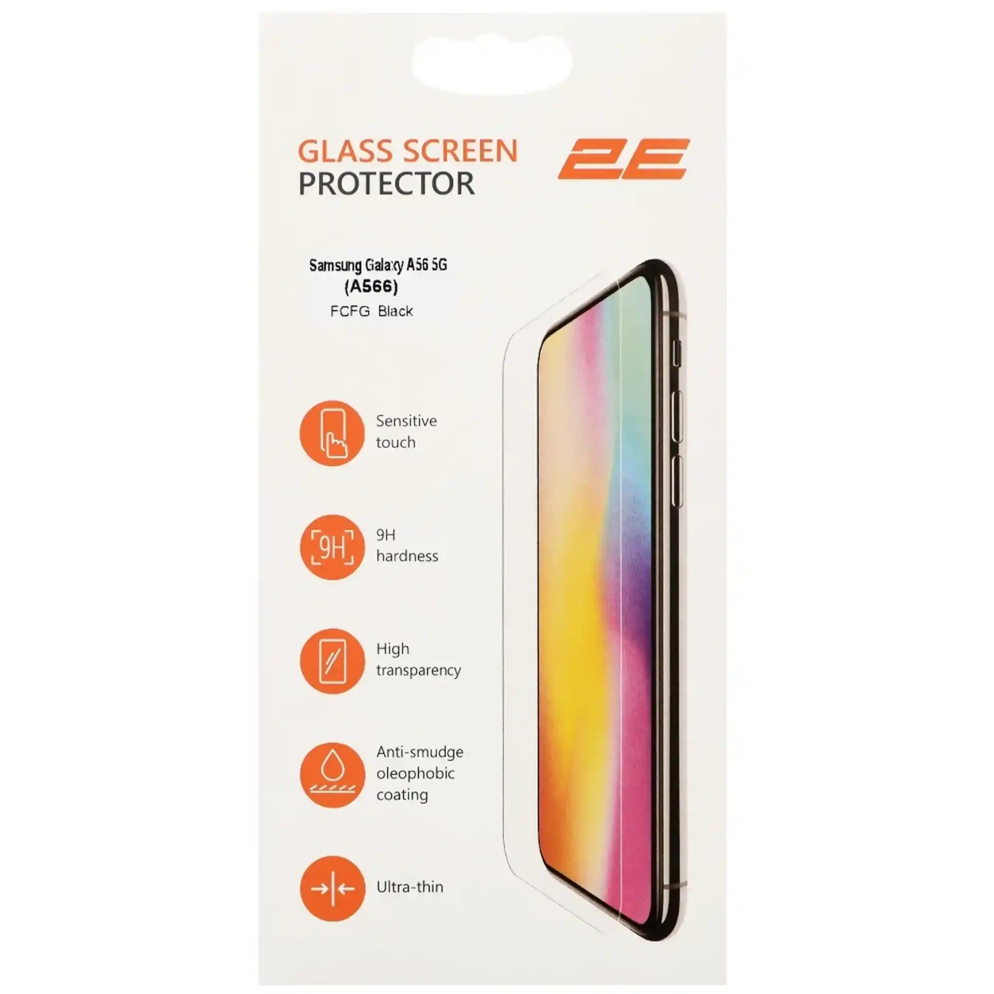 Купить Защитное стекло 2E для Samsung Galaxy A56 5G (A566) 2.5D FCFG (1 Pack) Black (2E-G-A56-SMFCFG-BB) - фото 3