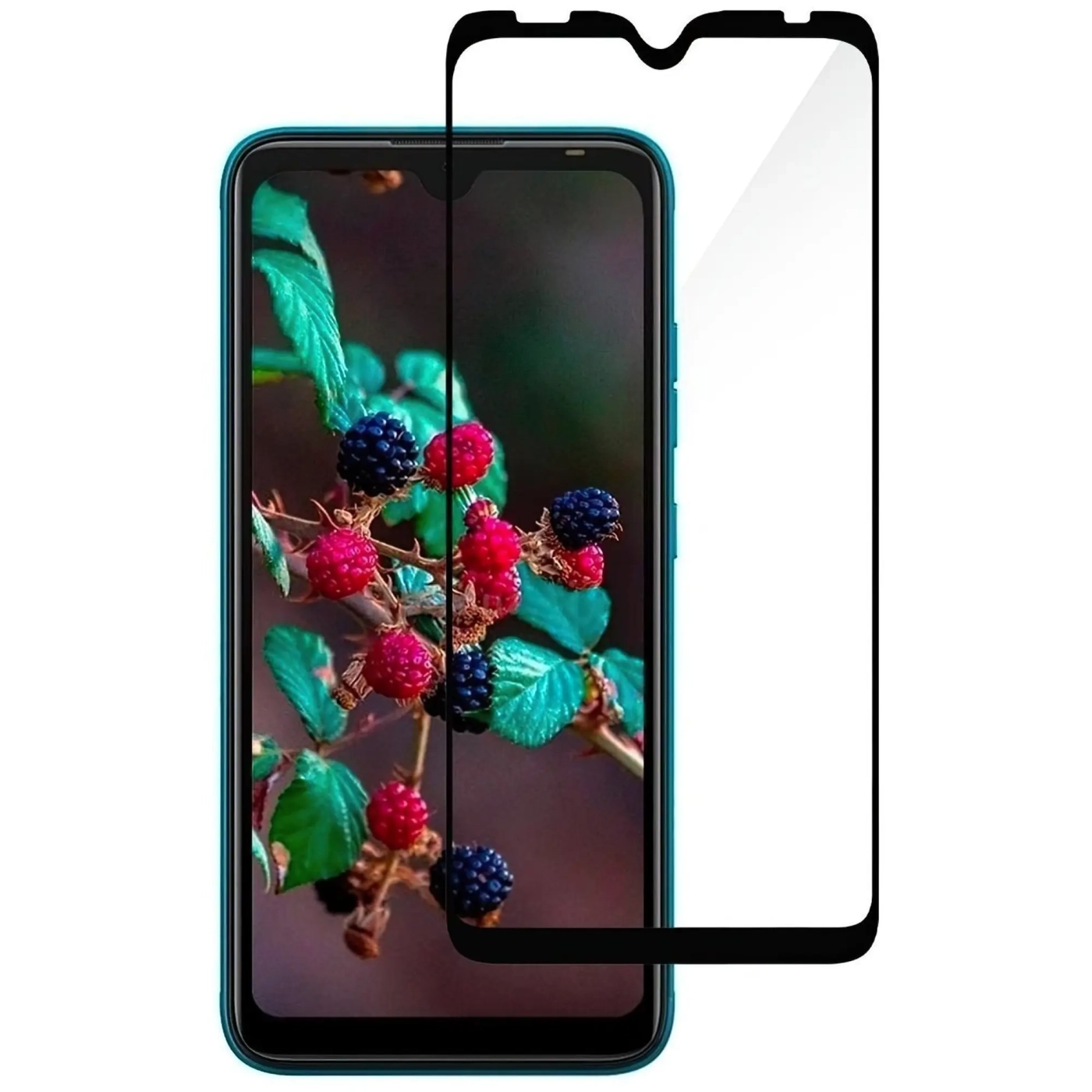 Купить Защитное стекло 2E для TECNO POP 5 (BD2p) 2.5D FCFG (1 Pack) Black border (2E-TC-POP5-SMFCFG-BB) - фото 1