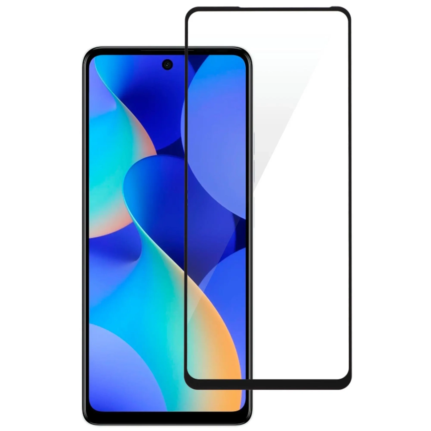 Купити Захисне скло 2E для TECNO Spark 10 Pro (KI7), 2.5D FCFG (1 Pack) Black (2E-TC-SP10P-SMFCFG-BB) - фото 1