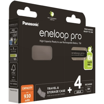 Купить Аккумулятор Panasonic Eneloop NI-MH Pro AAA 930 4 шт. (BK-4HCDEC4BE) - фото 1