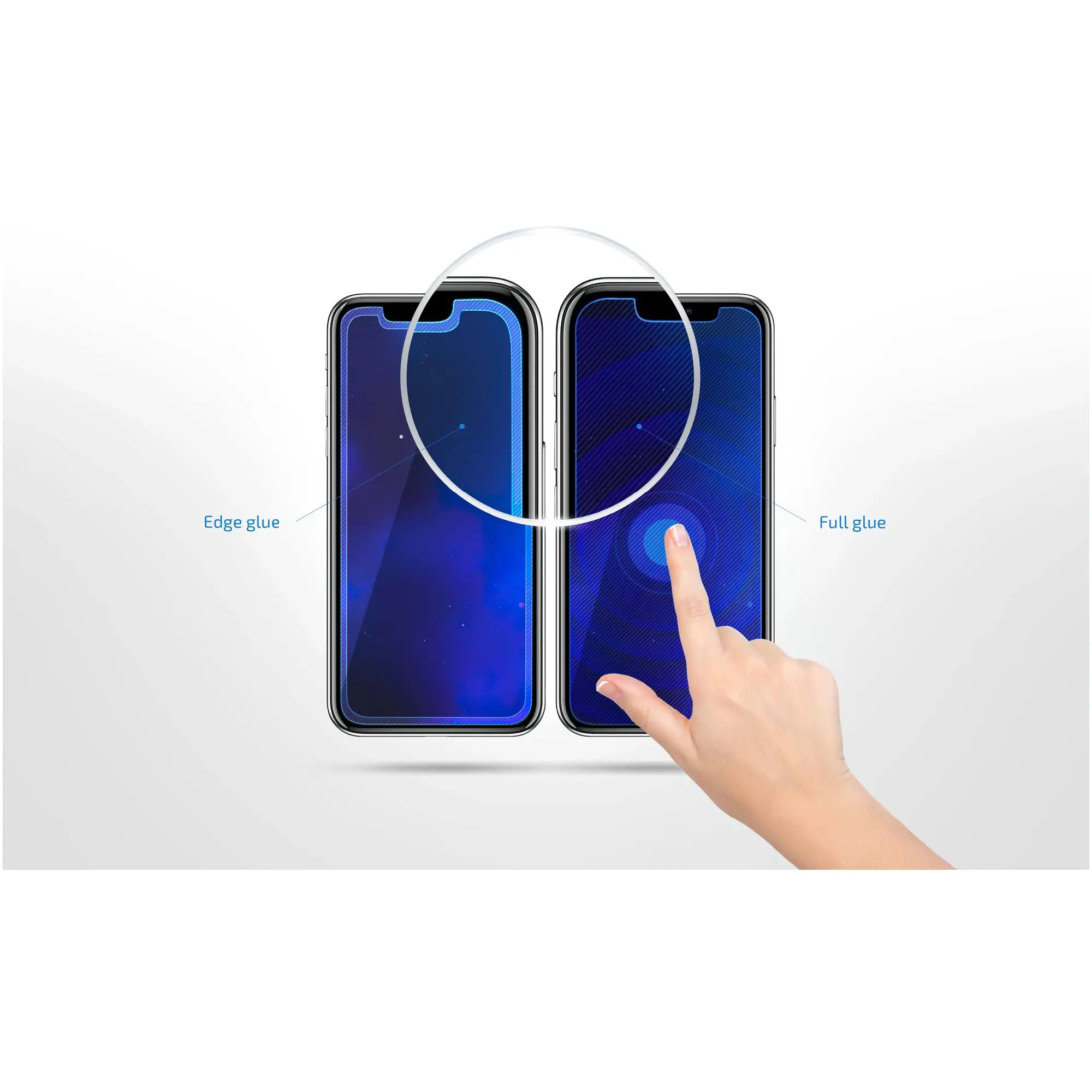 Купить Защитное стекло 2E для iPhone 14 Pro Max 2.5D FCFG (1 Pack) Black border (2E-IP-14PM-6.7-SMFCFG-BB) - фото 4