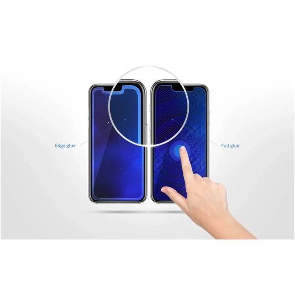 Купить Защитное стекло 2E для iPhone 14 Pro 2.5D FCFG (1 Pack) Black border (2E-IP-14P-6.1-SMFCFG-BB) - фото 5