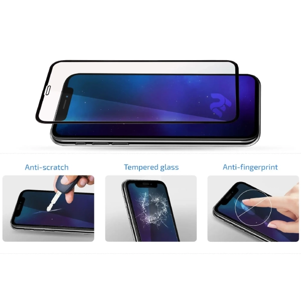 Купити Захисне скло 2E для Samsung Galaxy A02 (A022) 2.5D FCFG (1 Pack) Black border (2E-G-A02-SMFCFG-BB) - фото 3