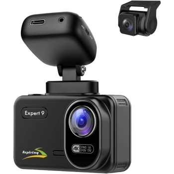 Купить Видеорегистратор Aspiring Expert 9 Speedcam, WI-FI, GPS, 2K, 2 cameras - фото 1