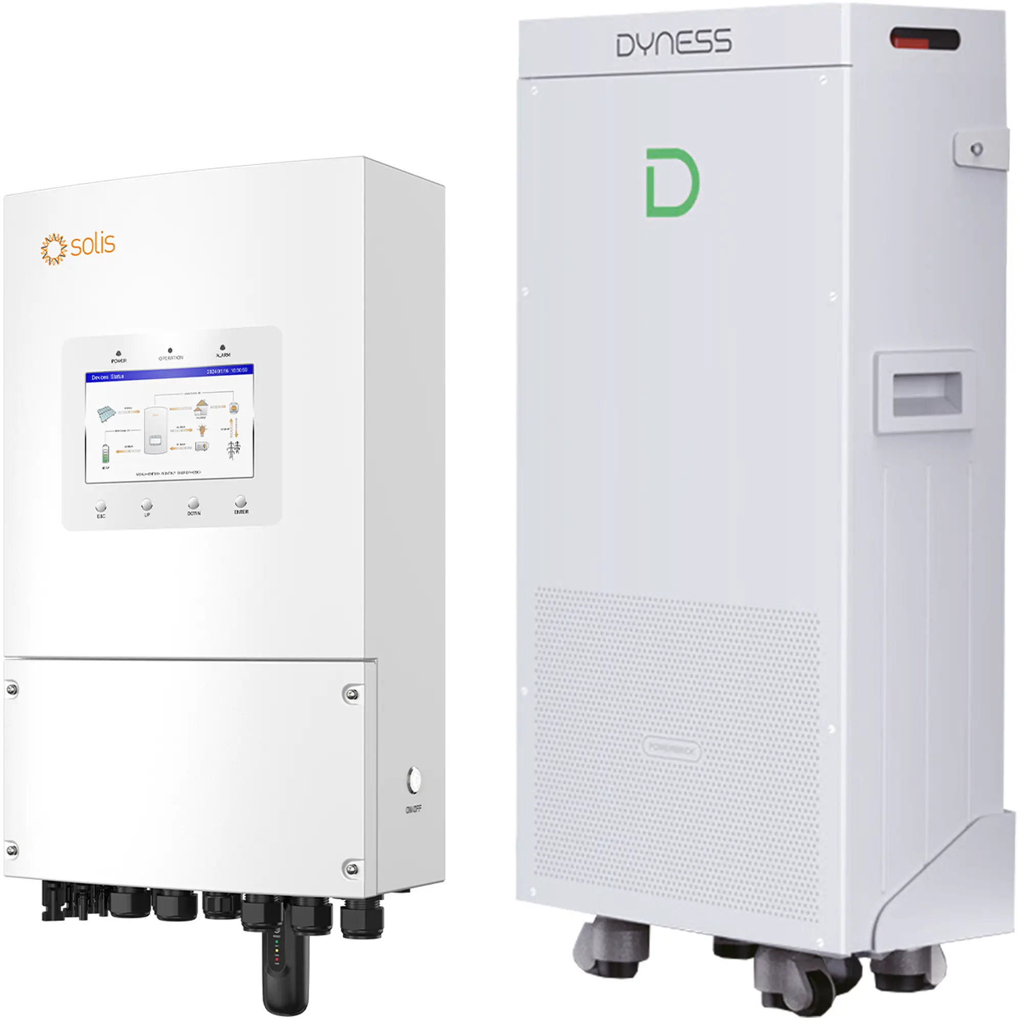 Купить Система хранения энергии Solis SV-1SL6K1-SV14.3K1-1 6kW 14.3kWh 1BAT LiFePO4 6000 циклов (SV-1SL6K1-SV14.3K1-1) - фото 1