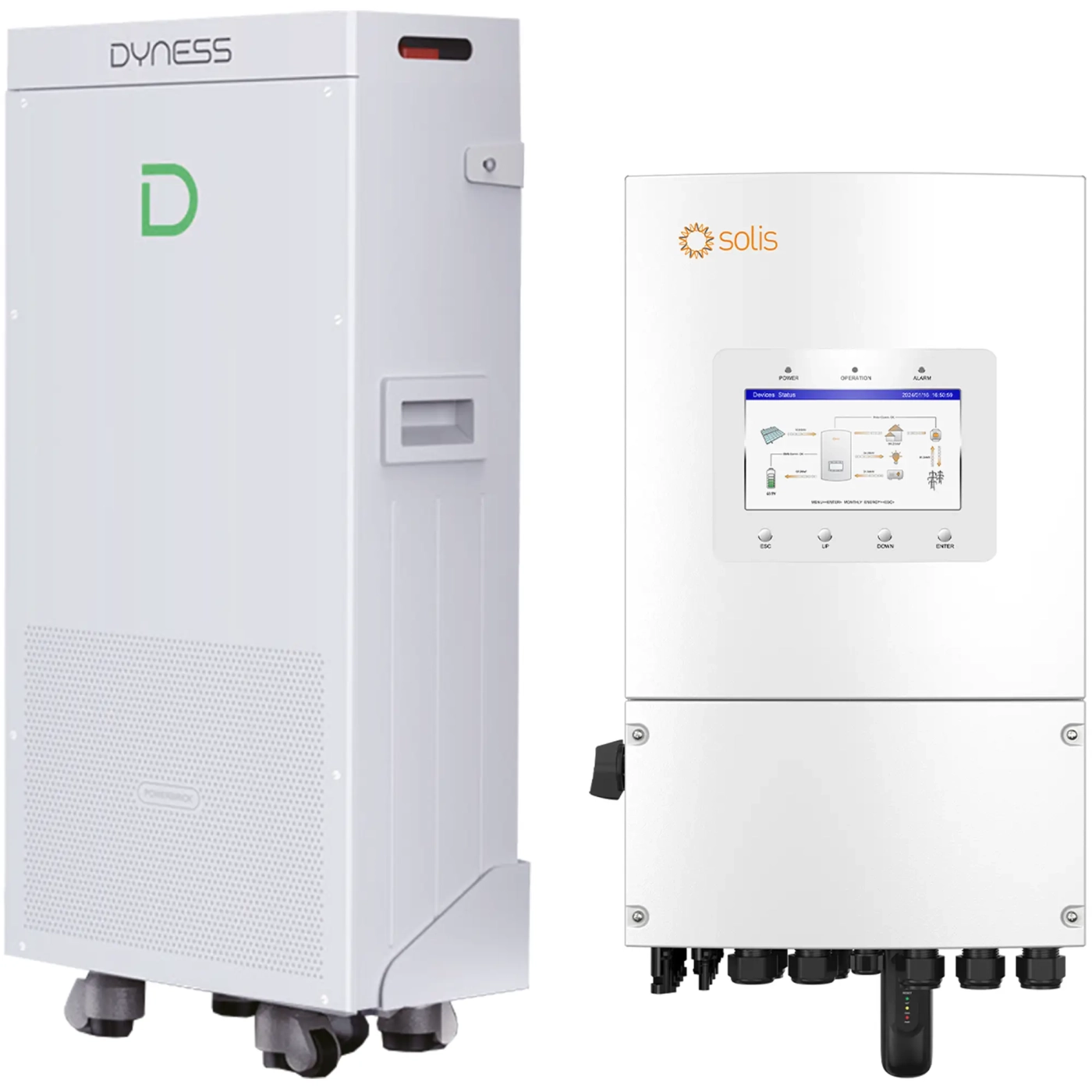 Купить Система хранения энергии Solis SV-1SL8K1-SV14.3K1-1 8kW 14.3kWh 1BAT LiFePO4 6000 циклов (SV-1SL8K1-SV14.3K1-1) - фото 2