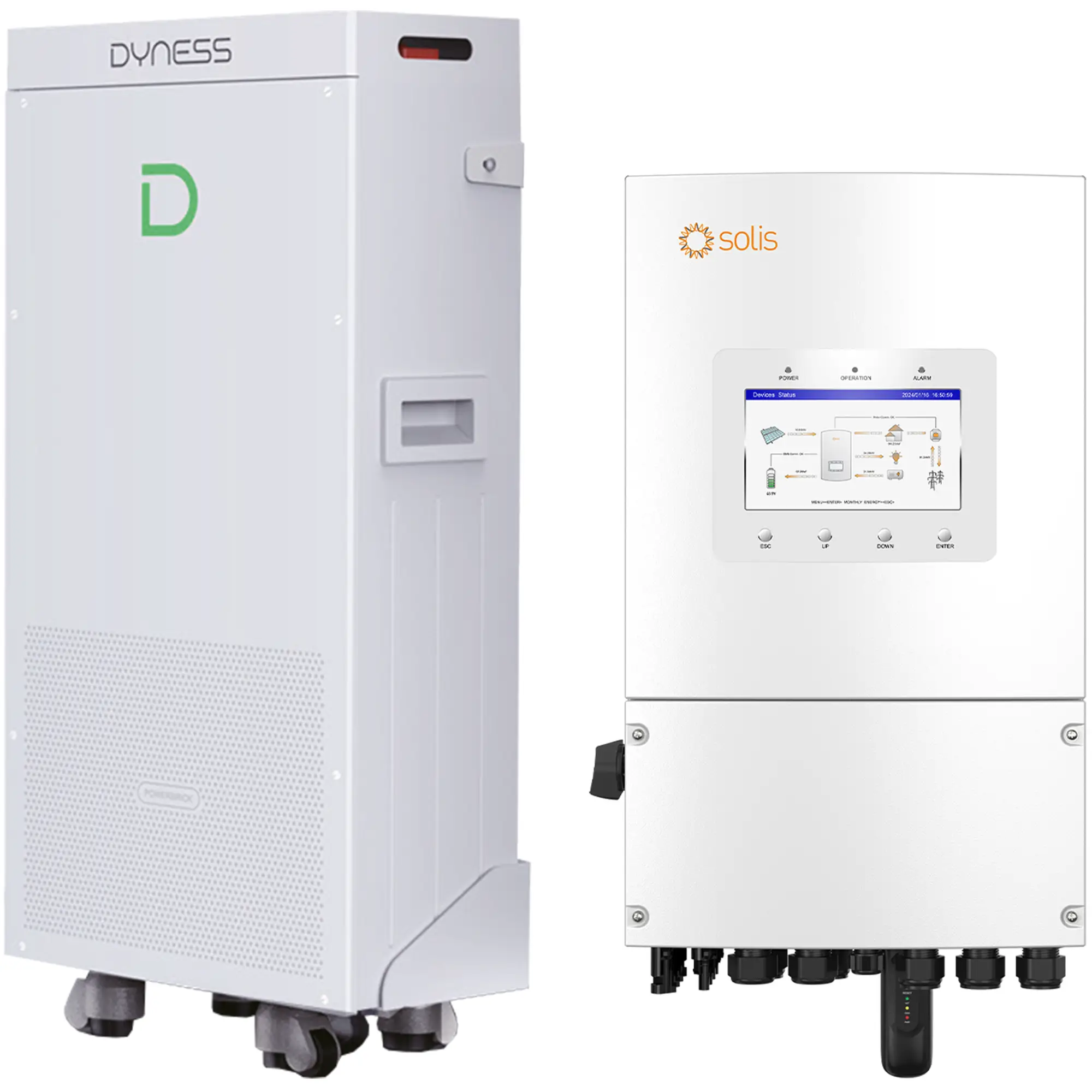 Купить Система хранения энергии Solis SV-1SL8K1-SV14.3K1-1 8kW 14.3kWh 1BAT LiFePO4 6000 циклов (SV-1SL8K1-SV14.3K1-1) - фото 2