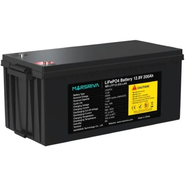 Купити Акумуляторна батарея до ДБЖ (UPS) Marsriva 12.8V/200Ah (MR-LFP12-200-LAR V2) - фото 3