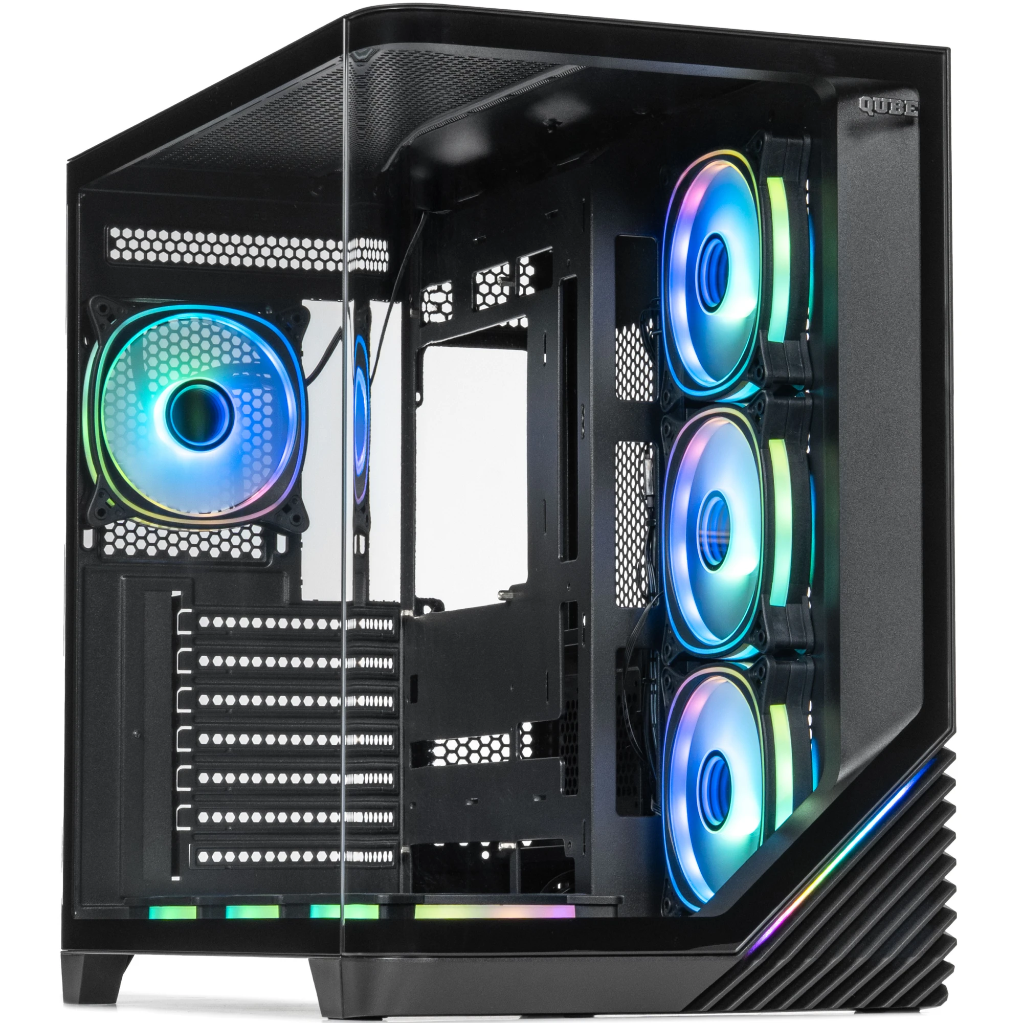 Купить Корпус QUBE Mirage Black (MIRAGE_GBNU3) - фото 2