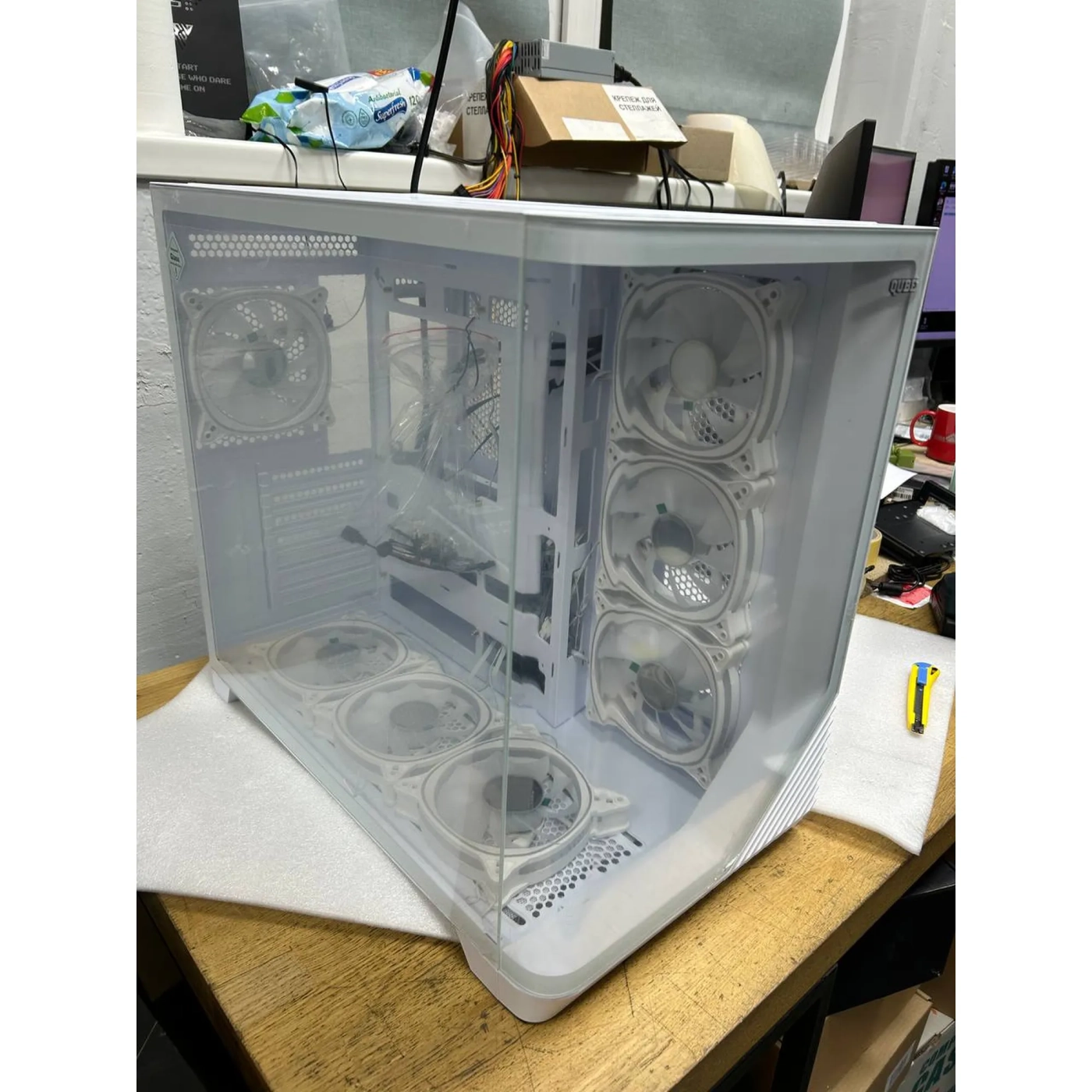 Купить Уценка Корпус QUBE MIRAGE ARGB White (MIRAGEGWNU30274) - фото 1