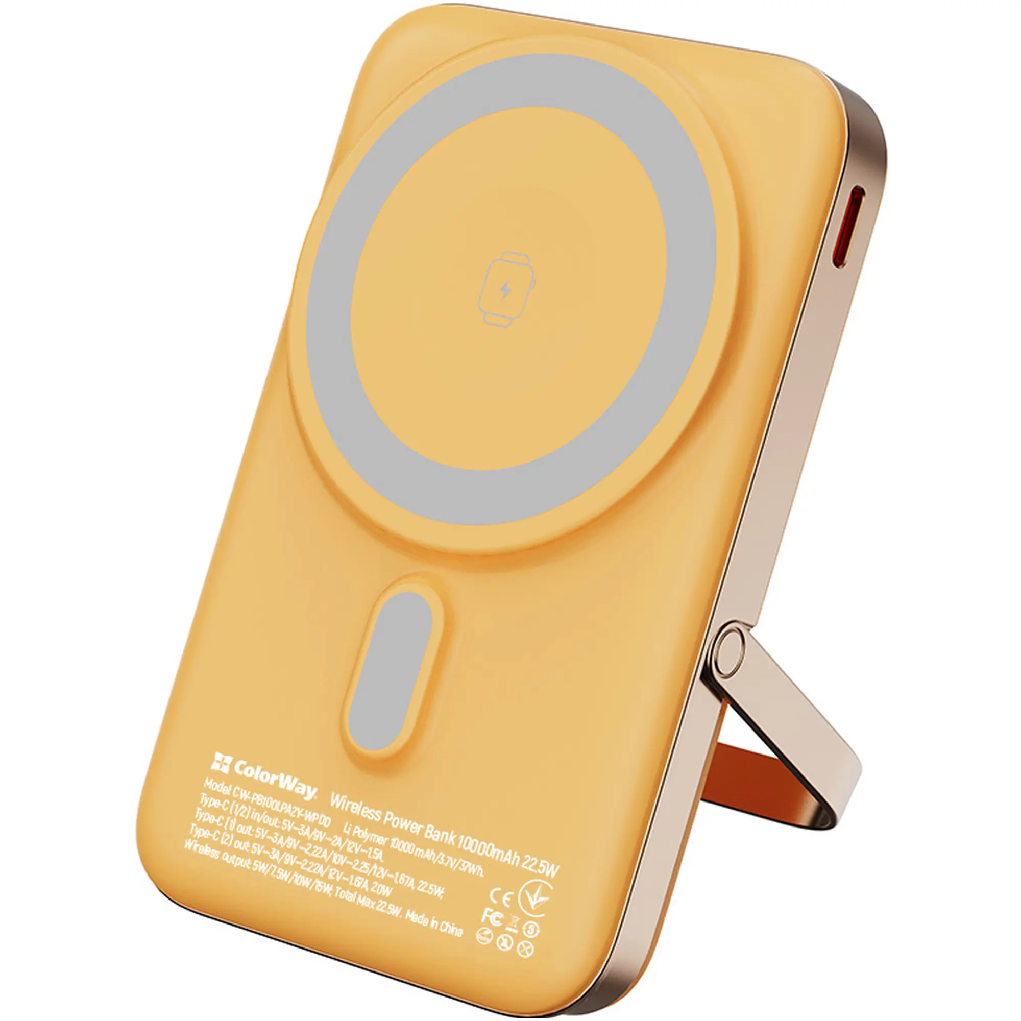 Купить Павербанк УМБ ColorWay 10000mAh 22.5W (CW-PB100LPA2Y-WPDD) - фото 1