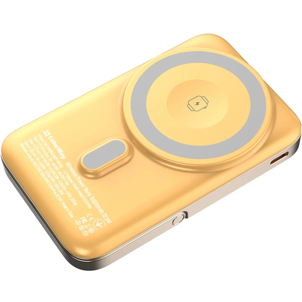 Купить Павербанк УМБ ColorWay 10000mAh 22.5W (CW-PB100LPA2Y-WPDD) - фото 2