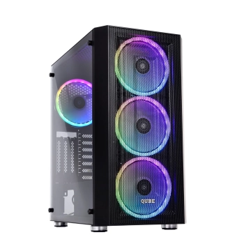Купить Корпус QUBE GUARD Black ARGB (GUARD_WH86ARGBDG) - фото 1