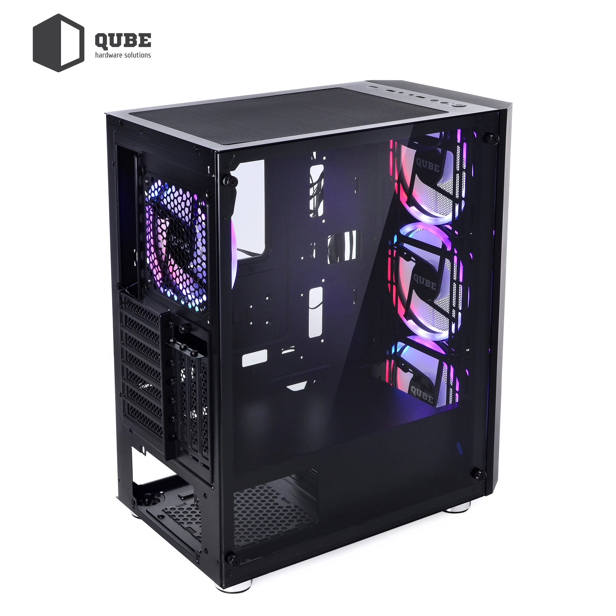 Купить Корпус QUBE GUARD Black ARGB (GUARD_WH86ARGBDG) - фото 10