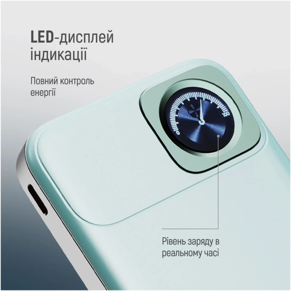 Купить Повербанк УМБ ColorWay 10000mAh 22.5W Aquamarine (CW-PB100LPA2MT-WPDD) - фото 12