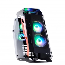 Купити Корпус QUBE STALKER Black-Orange (STALKER_FMBU3) + набор кабелей для БП QUBE Black-Orangе (QBWSET24P2x8P2x8PBO) - фото 1