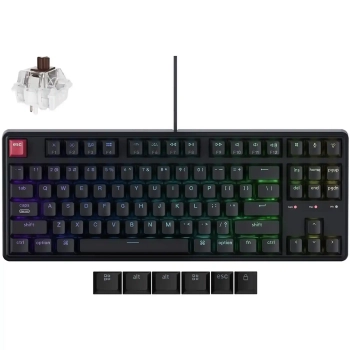 Купить Клавиатура Keychron C3 Pro V2 87 Key RGB K pro Brown Black (C3PX-H3-UA) - фото 1