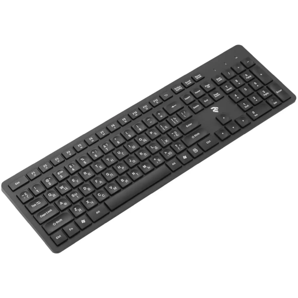 Купити Комплект клавіатура та мишка 2E MK420 WL EN/UK/RU Black (2E-MK420WB) - фото 3