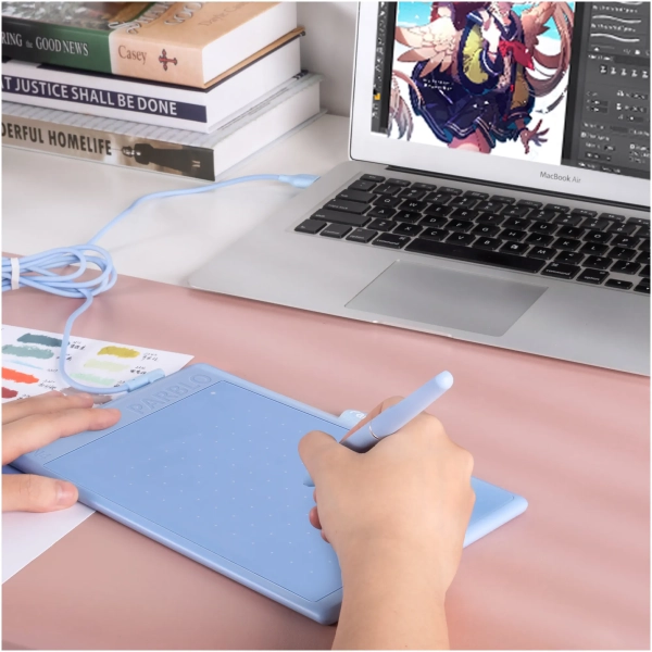 Купить Графический планшет Parblo Ninos N4 Blue (NINOSN4B) - фото 4